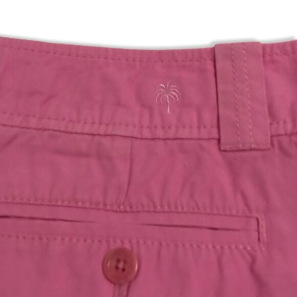 Lilly Pulitzer Pink Bermuda Long Chino Shorts 6 - Picture 4 of 5